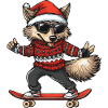 Wolf Christmas Funny