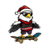 Aigle Noël Drôle