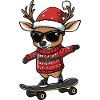 Deer Christmas Funny