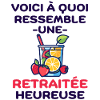 Une retraitée heureuse