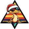 Lizard Gecko Christmas Cool
