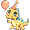Dinosaur stegosaurus birthday comic