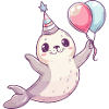 Seal Animal Birthday Comic