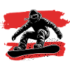Austria Flag Snowboard