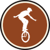 Unicycling Unicyclist Pedal