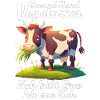 VEGETARIER KUH FRIßT GRAS