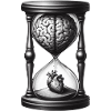 Hourglass brain heart 🧠🫀