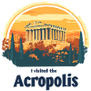 Acropolis in Athens at sunset