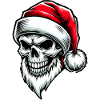 Skull Christmas Skull