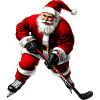 Christmas Hockey Players