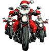 Motorcyclists Christmas