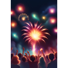 Stunning fire works show