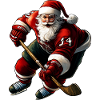 hockey player Christmas