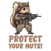 Protect Your Nuts Ninja Squirrel