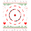 Darts Dart Dartboard Ugly Christmas
