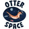 Otter Pun Space Science Astronaut