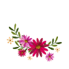 Moose With Flowers