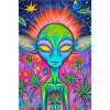 Psychedelic Alien Neon Garden