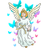 celestial spring butterflies nature angel
