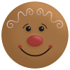 Smiling gingerbread