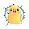Perruche, perroquet, troupeau d’oiseaux