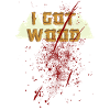 I GOT WOOD (splatter print)
