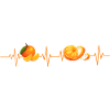Tangerine heartbeat - gift idea