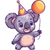 Koala Birthday Comic Cute
