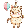 Alpaca Llama Birthday Comic Cute