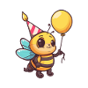 Bee Birthday Comic Cute