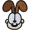 Garfield Odie As Embroidery Design