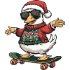 Gans Weihnachten Lustig