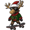 Moose Christmas Funny