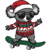 Koala Christmas Funny