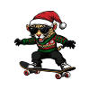 Leopard Christmas Funny