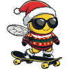 Bee Christmas Funny