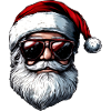 Stylish Santa Claus
