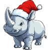Santa Claus Rhinoceros