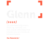 Glenn Definition Personalized Name Glenn