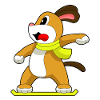 Chien Snowboard Sports d’hiver