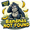 Erreur 404 Bananes introuvables