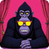 Gorilla with sunglasses