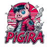 Pigira: het Japanse Cyber Punk Hero Pig