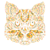 Cat Face Geometric