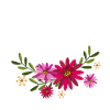 Owl With Flowers