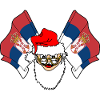 Santa Claus flag Serbia