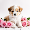 Dog Puppy Motif