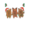 Joyeux Noël Doux Capybara Noël