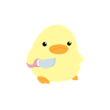 "Gewoon omdat ik wakker ben" - Eend met mes Meme