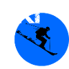 Ski Design blue